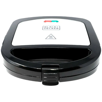 Sandwichera Panini Xpress Black+Decker PAN24535 | 700 W | Placas Profundas Antiadherentes | Acero Inoxidable