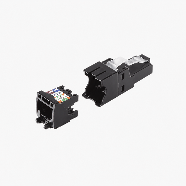 Panduit TX6A™ FP6X88MTG Plug RJ45 UTP Categoría 6A de Terminación en Campo 22-26 AWG Negro