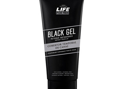 Gel Cobertura Canas Temporal Placent Life | 80ml | Color instantáneo para disimular raíces y canas al instante