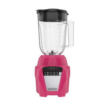 Licuadora Black+Decker BL0877‑1PDLA Ice Crush | 700 W | 8 Velocidades + Pulso | Jarra Plástico 1.65 L | Acero Inoxidable | Rosa