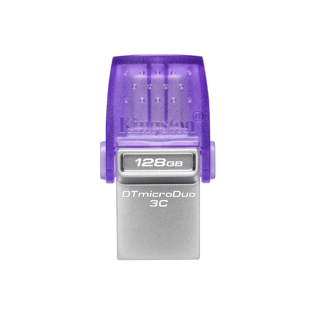 Memoria USB Kingston Duo 3C Gen 3 | 128GB | USB-A & USB-C | 200MB/s Lectura | DTDUO3CG3/128GB
