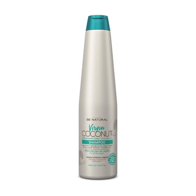 Shampoo Virgin Coconut Placent Life | 350ml | Hidratación y nutrición profunda para cabello seco y dañado