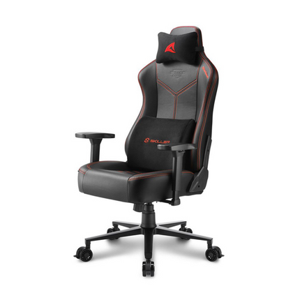 Silla Gaming Sharkoon SGS30 BK/RD | Negra/Roja | Ergonómica | Reclinable | Reposabrazos 3D | 4044951034796