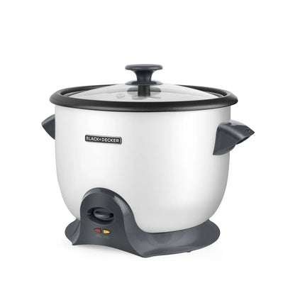Olla Arrocera Black+Decker RC620W | 20 Tazas Cocidas (10 Crudas) | 700 W | Duraglide Antiadherente | Mantener Caliente