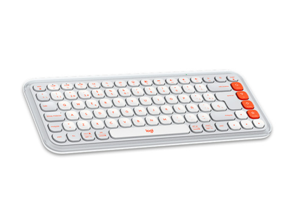 Teclado Logitech POP diseño compacto con teclas en español layout QWERTY