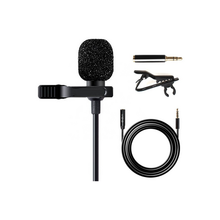 Micrófono Lavalier Maono AU-402L | 3.5mm TRRS | Omnidireccional | 2m | Clip Metálico