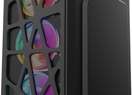 Case Gamer Formula V Line Mana Black AR 4711401662815 | ATX Micro-ATX Mini-ITX | RGB | 4 Ventiladores ARGB 120mm