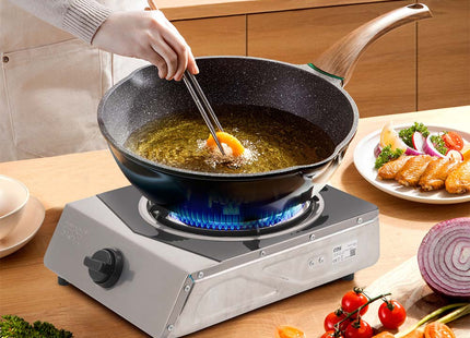 Winning Star cocina de gas 1 quemador gris, ST-9656