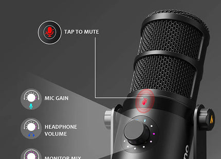 Micrófono Maono PD400X USB/XLR para Podcasting y Streaming