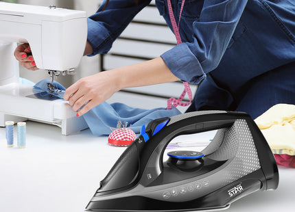 Winning Star plancha de vapor 1100W 300ml negro, ST-2027
