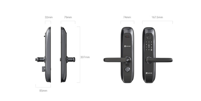 Cerradura Inteligente EZVIZ L2S con Huella Dactilar CS-L2S-11FCP