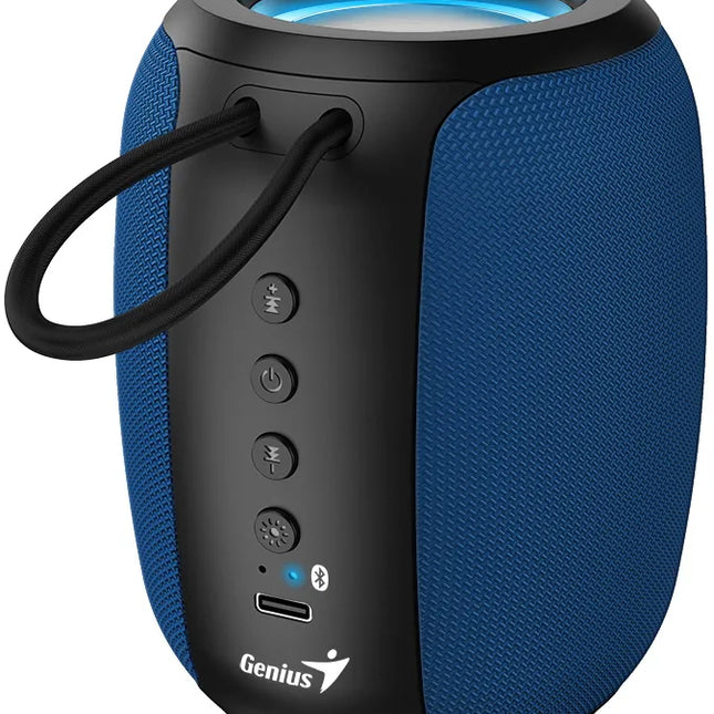 Parlante Genius SP-915BT | Bluetooth | Potencia 5W | Batería recargable | Sonido estéreo | Color Azul