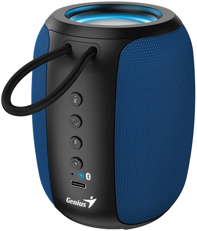 Parlante Genius SP-915BT | Bluetooth | Potencia 5W | Batería recargable | Sonido estéreo | Color Azul