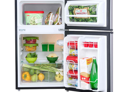 Refrigerador Mini Bar Midea MDRT87CCDLS-CA | 3.4 pc | Top Freezer | Puerta reversible