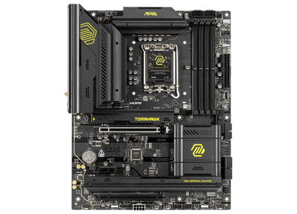 Socket LGA 1851 y chipset B860 detalle tarjeta madre MSI
