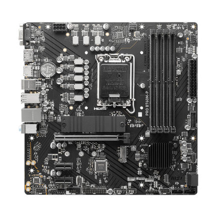 Tarjeta Madre MSI PRO B760M-P LGA 1700 | mATX | DDR5 | LGA 1700