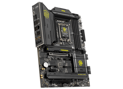 Puertos traseros I/O panel MSI MAG B860 con conectividad Wi-Fi 6