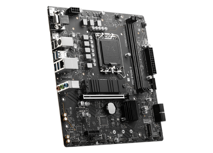Vista posterior de la Tarjeta Madre MSI PRO B760M-G mostrando conectores I/O