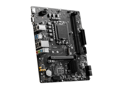 Conectores traseros I/O panel tarjeta madre MSI B760M-E