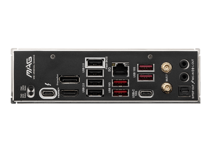 Slots PCIe y conectores SATA MSI MAG B860 TOMAHAWK WIFI