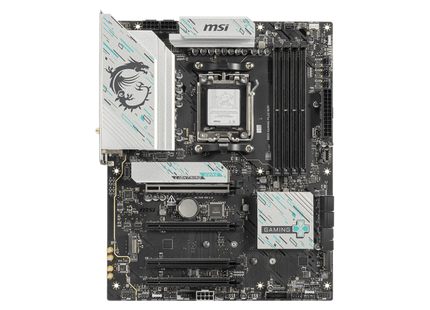 Chipset B850 y componentes de la tarjeta madre MSI vista detalle