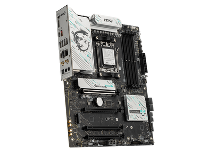 Panel trasero I/O con puertos USB y WiFi de la MSI B850 Gaming