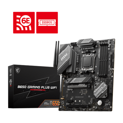 Tarjeta Madre MSI B650 Gaming Plus WiFi | DDR5 | Socket AM5 | ATX