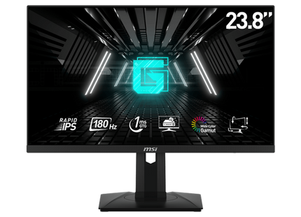 Panel IPS Full HD del monitor gaming MSI G244PF E2 con imagen en pantalla