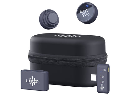 Luucco Micrófono inalámbrico 2 TX + 2 RX, AirWave+