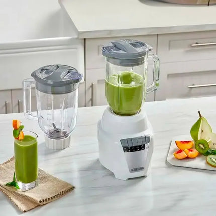 Black+Decker licuadora ice crush 700W-Vaso Plast- Blanca - BL0877-1WDLA