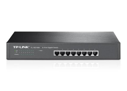 Switch TP-Link TL-SG1008 | 8 Puertos Gigabit | Plug and Play | Alta Velocidad de Red