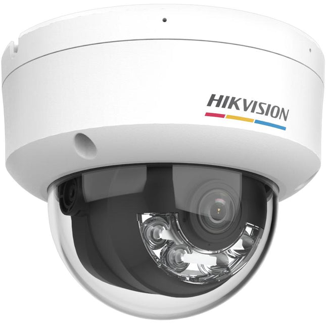 Cámara seguridad Hikvision DS-2CD1127G3-LIU vista lateral con protección IP67