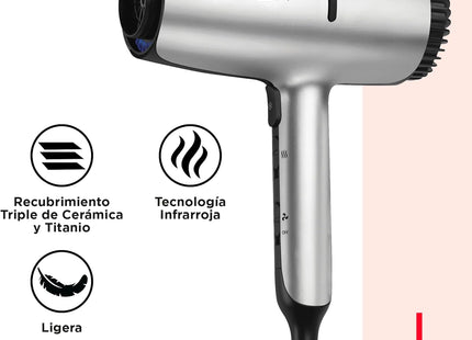 Secadora Dry Max 1875W Revlon | Para un secado rápido con menos frizz y más control en tu cabello