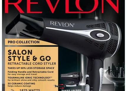Secador con Iones Revlon RVDR5221 | Para un secado rápido y cabello suave sin frizz
