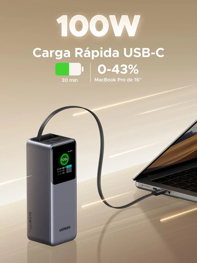 Ugreen Power Bank Nexode PB726 20000mAh 165W, 55987B