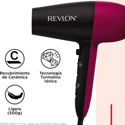 Secadora Iónica Perfect Match 1875W Revlon | Para secar y alisar tu cabello con menos frizz y más brillo