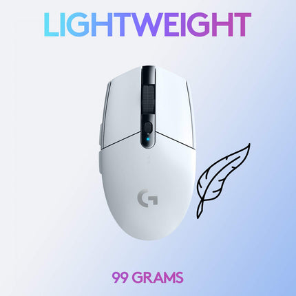 Mouse Logitech G305 Lightspeed | Inalámbrico | Sensor HERO 12K DPI | Ultraligero