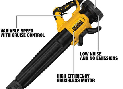 DEWALT DCBL722P1 Sopladora Inalámbrica 20V MAX XR Brushless 450 CFM 125 MPH