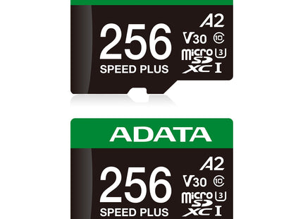 Memoria Micro SDXC ADATA Speed Plus UD256GUI3V30A2SP-RA1 | 256GB | Clase 10 | UHS-I U3 V30 A2 | Con adaptador