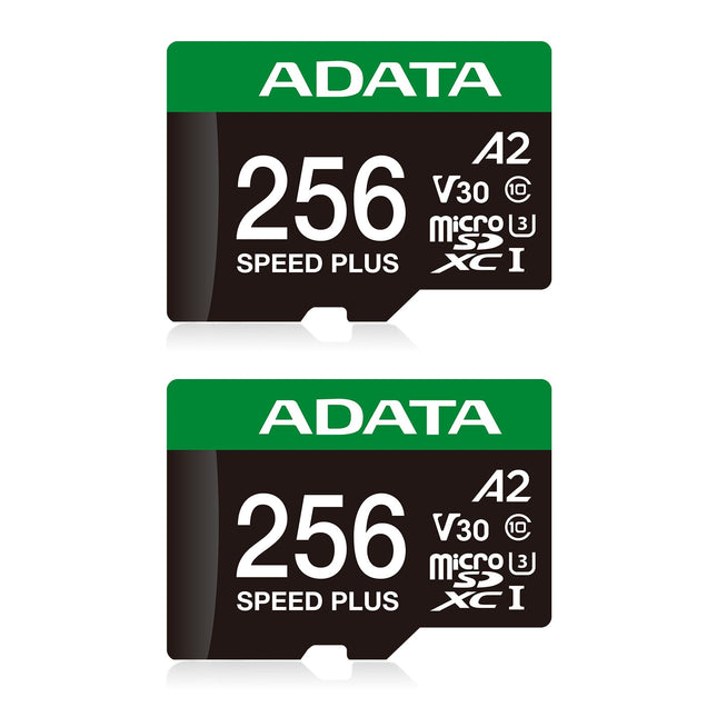 Memoria Micro SDXC ADATA Speed Plus UD256GUI3V30A2SP-RA1 | 256GB | Clase 10 | UHS-I U3 V30 A2 | Con adaptador
