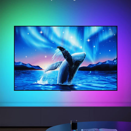 Tira de Iluminación LED Govee H61780A1 | TV Backlight 3 m | RGBIC | Wi-Fi + Bluetooth