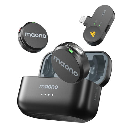 Micrófono Inalámbrico Maono WM650 PB2 | Receptor Lightning | Cancelación de Ruido
