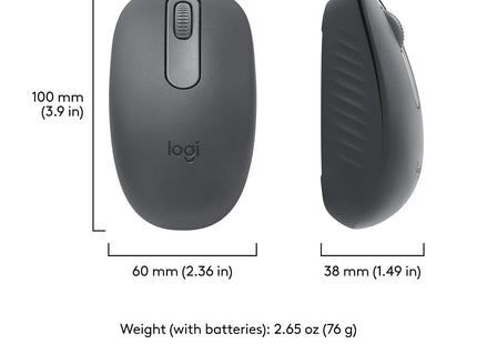 <h2>Mouse Logitech M196 Inalámbrico Bluetooth 1000 DPI | 910-007456</h2>