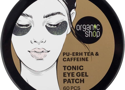Organic Shop Parches tonificantes ojos con cafeína 60 piezas