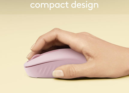 Mouse Inalámbrico Logitech M196 | Bluetooth | 1000 DPI | 910-007458 | Rosado