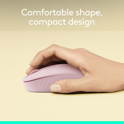 Mouse Inalámbrico Logitech M196 | Bluetooth | 1000 DPI | 910-007458 | Rosado