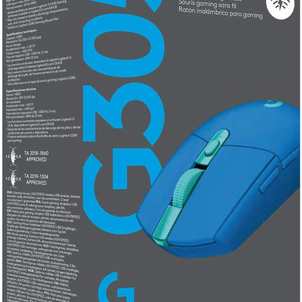 Mouse Gaming RGB Logitech G203 LIGHTSYNC | Cableado | Sensor de 8000 DPI | Iluminación RGB
