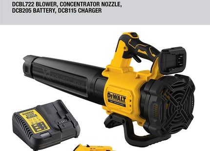 DEWALT DCBL722P1 Sopladora Inalámbrica 20V MAX XR Brushless 450 CFM 125 MPH