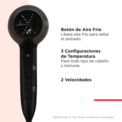 Secadora Iónica Perfect Match 1875W Revlon | Para secar y alisar tu cabello con menos frizz y más brillo