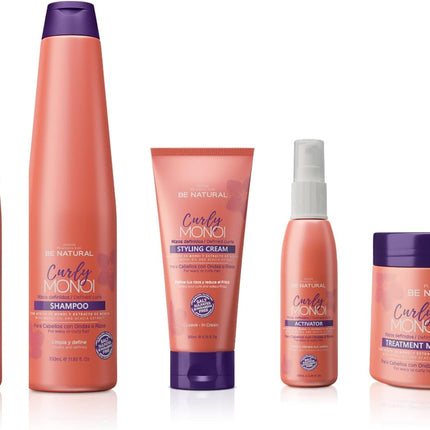 Acondicionador Curly Monoi Rizos Definidos 350ml Placent Life | Ideal para rizos hidratados | suaves y sin frizz